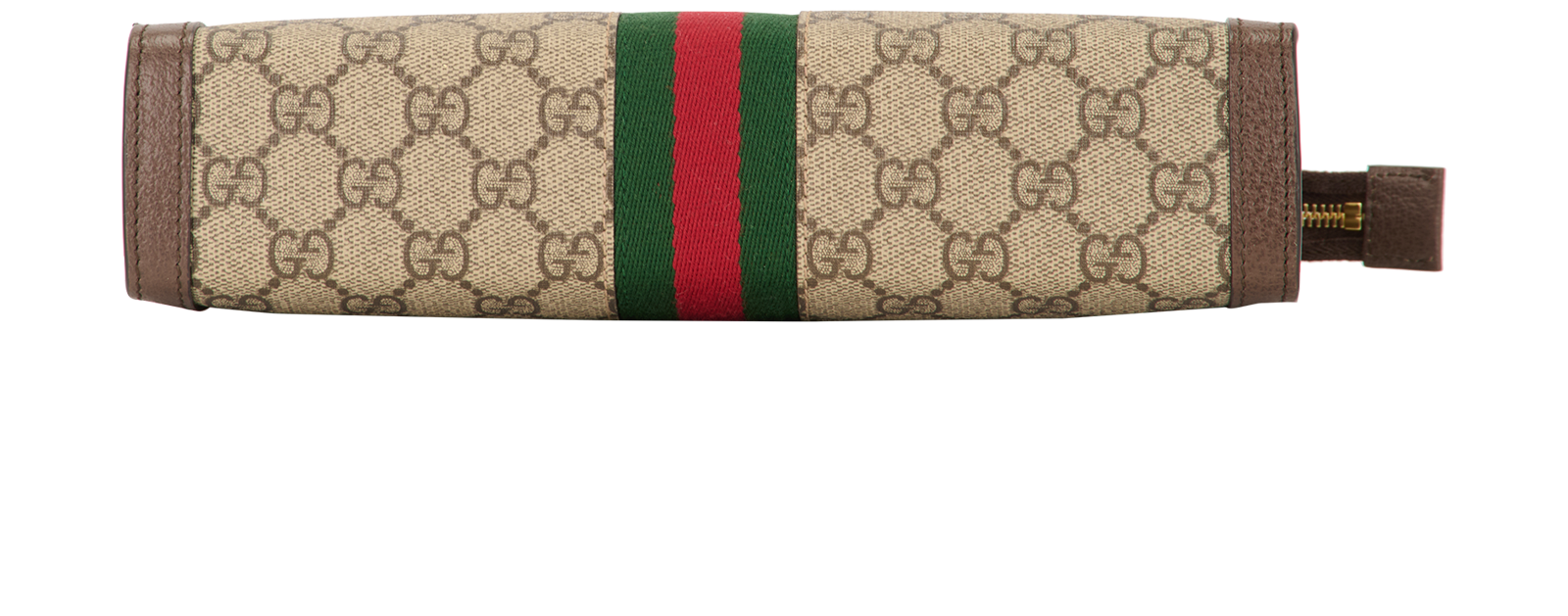 Ophidia Pouch, &pound;450, Handbags, Beige, Canvas, Top view